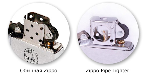 Зажигалка для курительных трубок Zippo Pipe Lighter и обычная Zippo