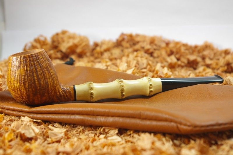 BONDAREV 1726 Sandblasted bamboo pipe